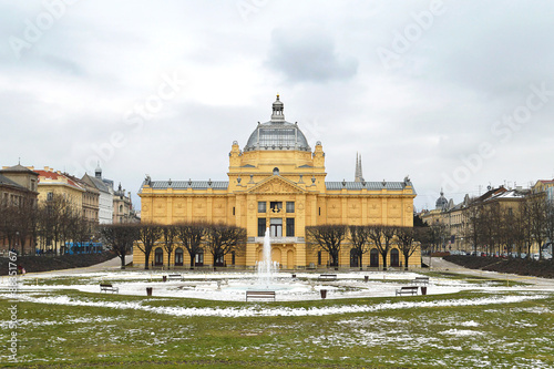 The Art pavilion in Zagreb, Croatia