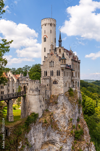 Obraz na płótnie schloss Lichtenstein Landkreis Reutlingen in Baden-Württemberg w salonie