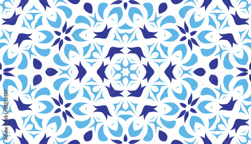 Seamless pattern. Vintage decorative elements. Hand drawn background. Islam, Arabic, Indian, ottoman motifs. Perfect for printing on fabric or paper.