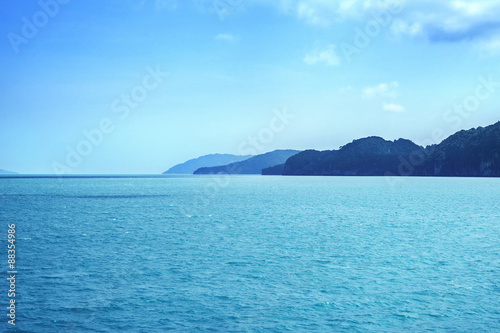 Sea, sky and land. Thailand nature.