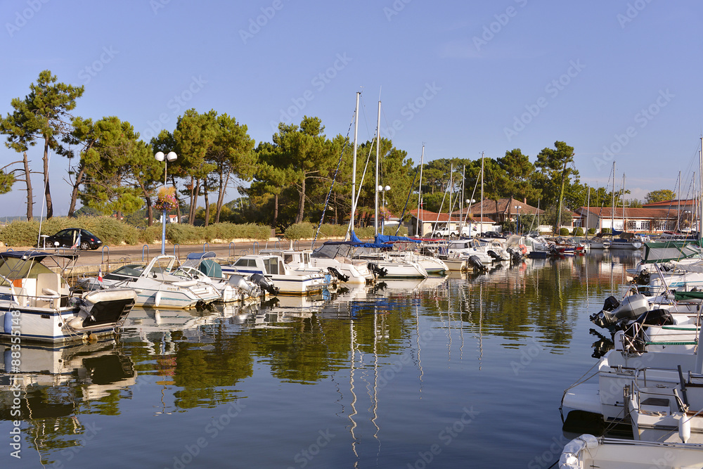 Port of Andernos-les-bains in France