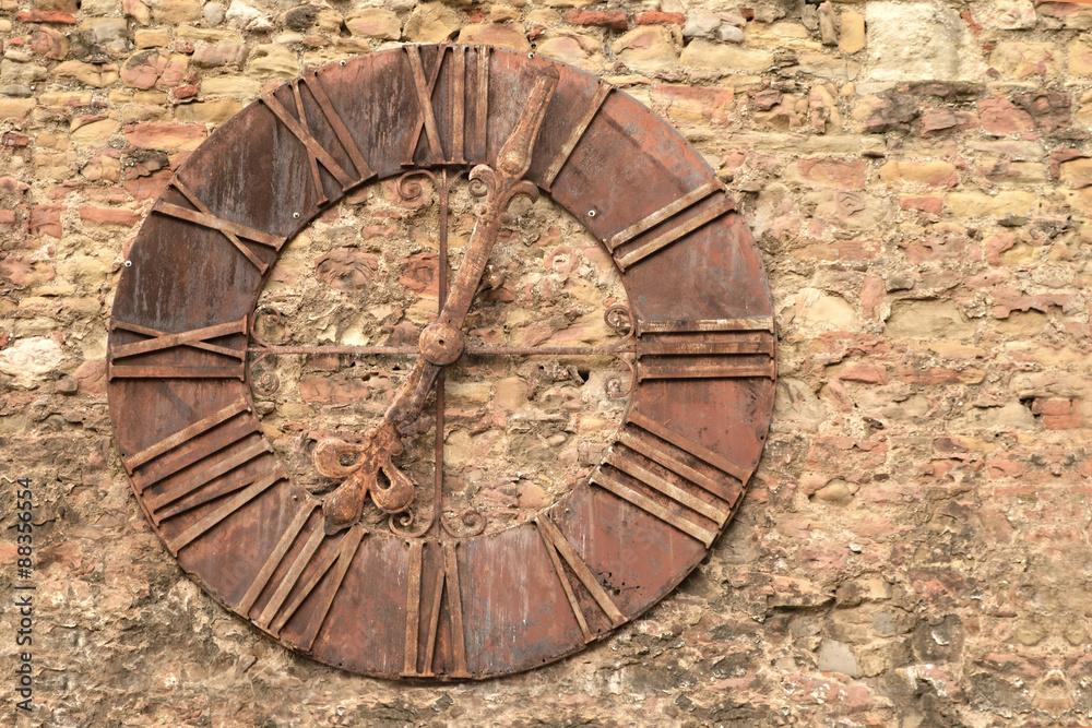 Old clock removed from Zagreb cathedral, Zagreb, Croatia Stock Photo Adobe Stock