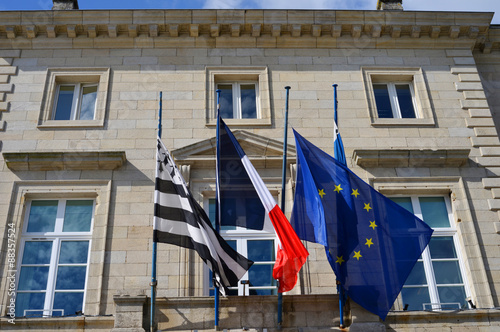 Flags Bretagne France