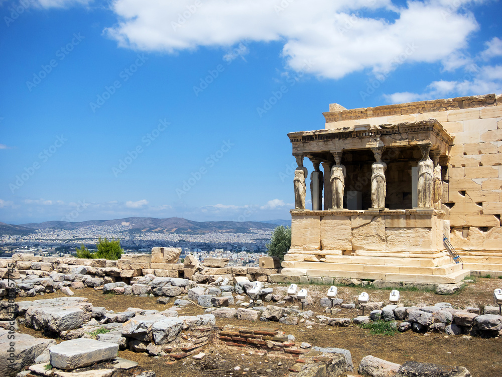 Caryatids in Erechtheum