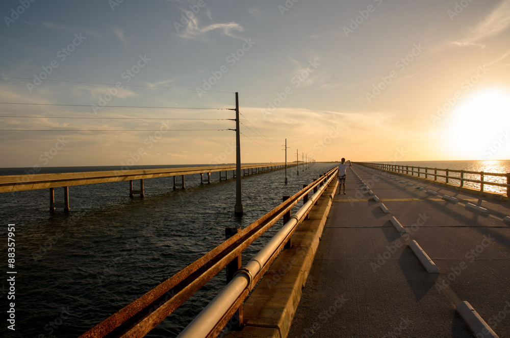 Seven Mile Bridge on Florida Keys