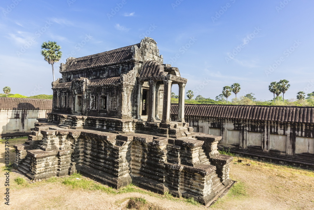 Raised terrace at Angkor Wat, Angkor, Siem Reap Province, Cambodia Raised terrace at Angkor Wat, Angkor, Siem Reap Province, Cambodia