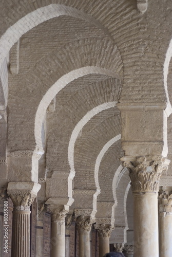 The Great Mosque of Okba, Kairouan, Tunisia photo