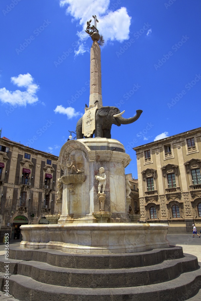 Elephant Fountain, Catania, Sicily Elephant Fountain, Catania, Sicily