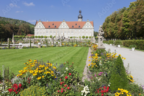 Weikersheim Castle,  Hohenlohe Region, Taubertal Valley, Romantische Strasse (Romantic Road), Baden Wurttemberg, Germany photo