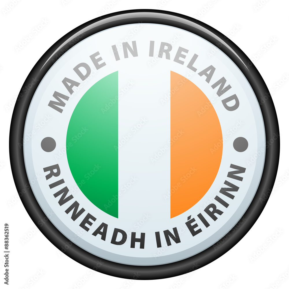 Made in Ireland (non-English text - Made in Ireland) Made in Ireland (non-English text - Made in Ireland)