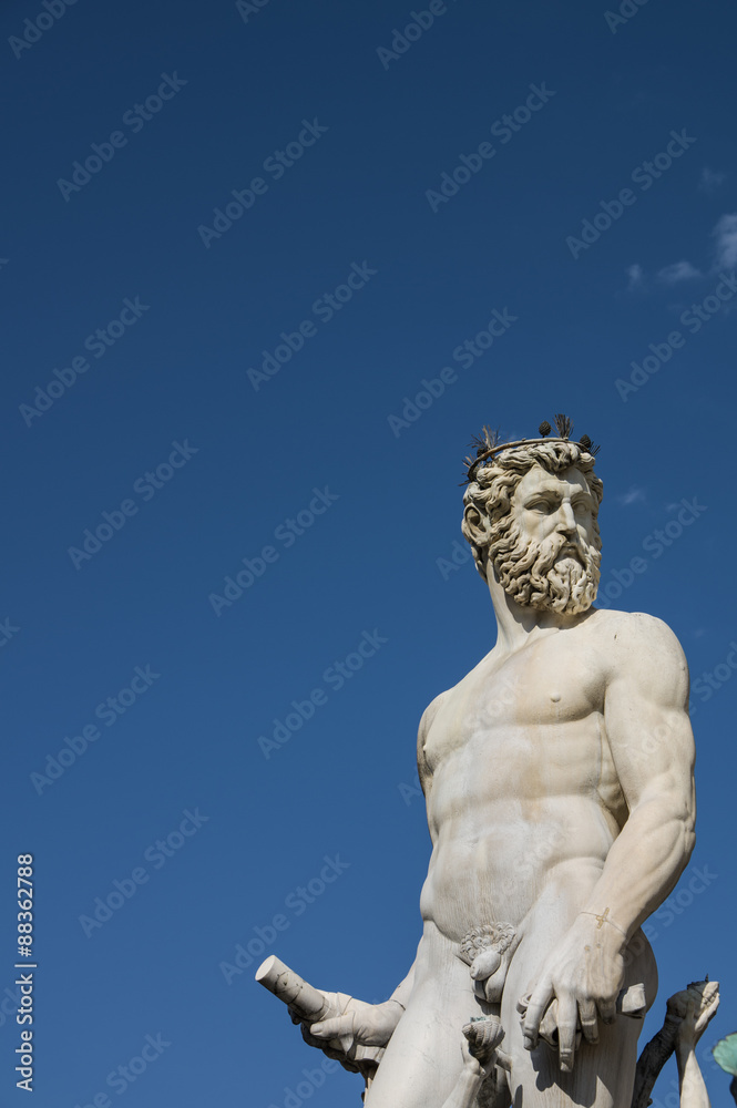 Neptune statue in Piazza della Signoria, Florence