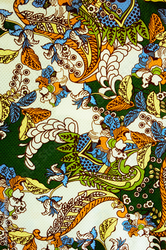 Wallpaper Mural textured fabric flower of vintage. Torontodigital.ca