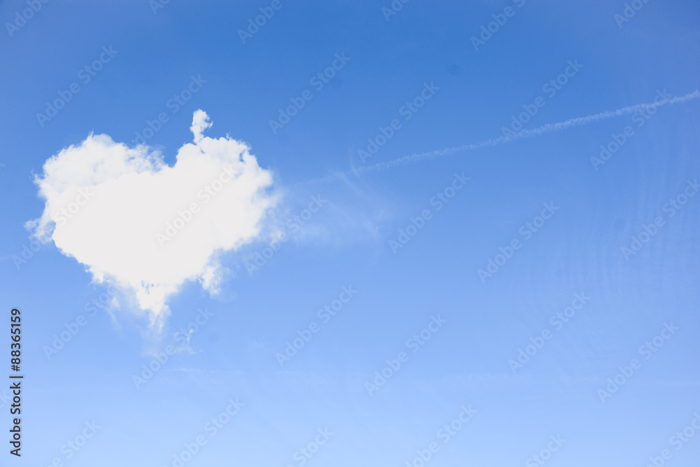 Wunschmotiv: Herz Wolken #88365159