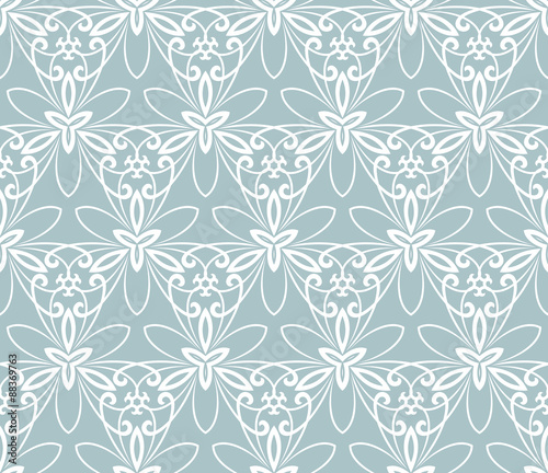 Floral Fine Seamless Vector Pattern