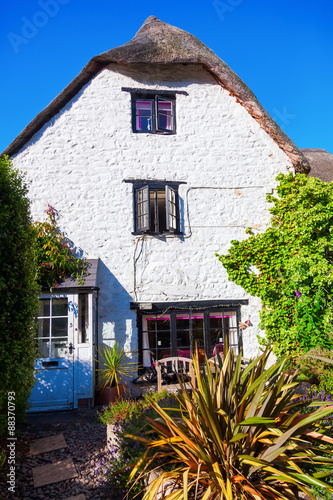 malerisches Cottage in Porlock Weir, Somerset, England photo