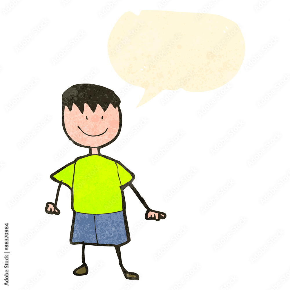 child's drawing of a happy boy child's drawing of a happy boy