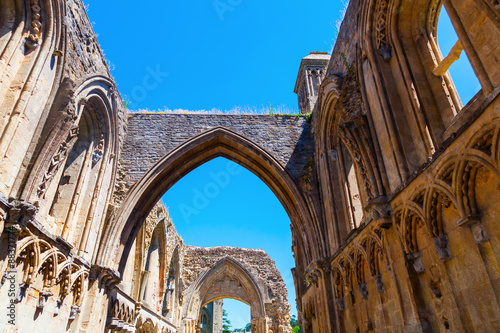 Glastonbury Abbey in Glastonbury, England photo