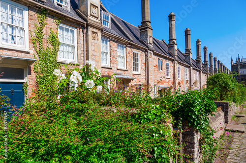 alte Häuser in Vicars Close, Wells, England photo