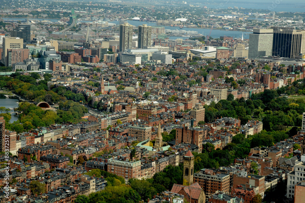 Fototapeta premium view from the prudential tower