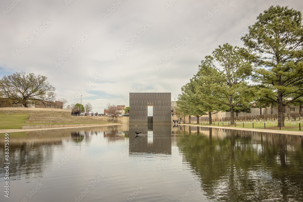 views around oklahoma city on cloudy day