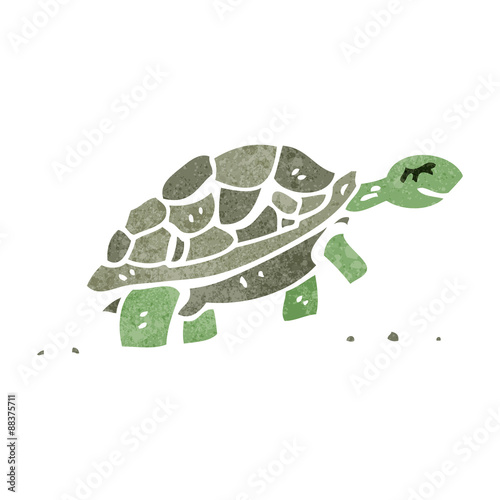 retro cartoon tortoise photo