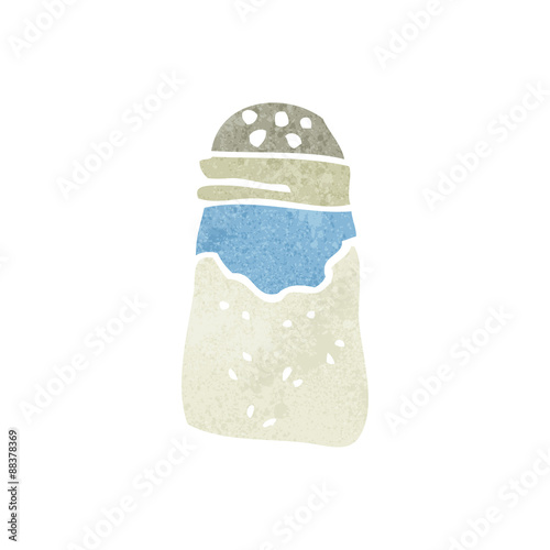 retro cartoon salt shaker