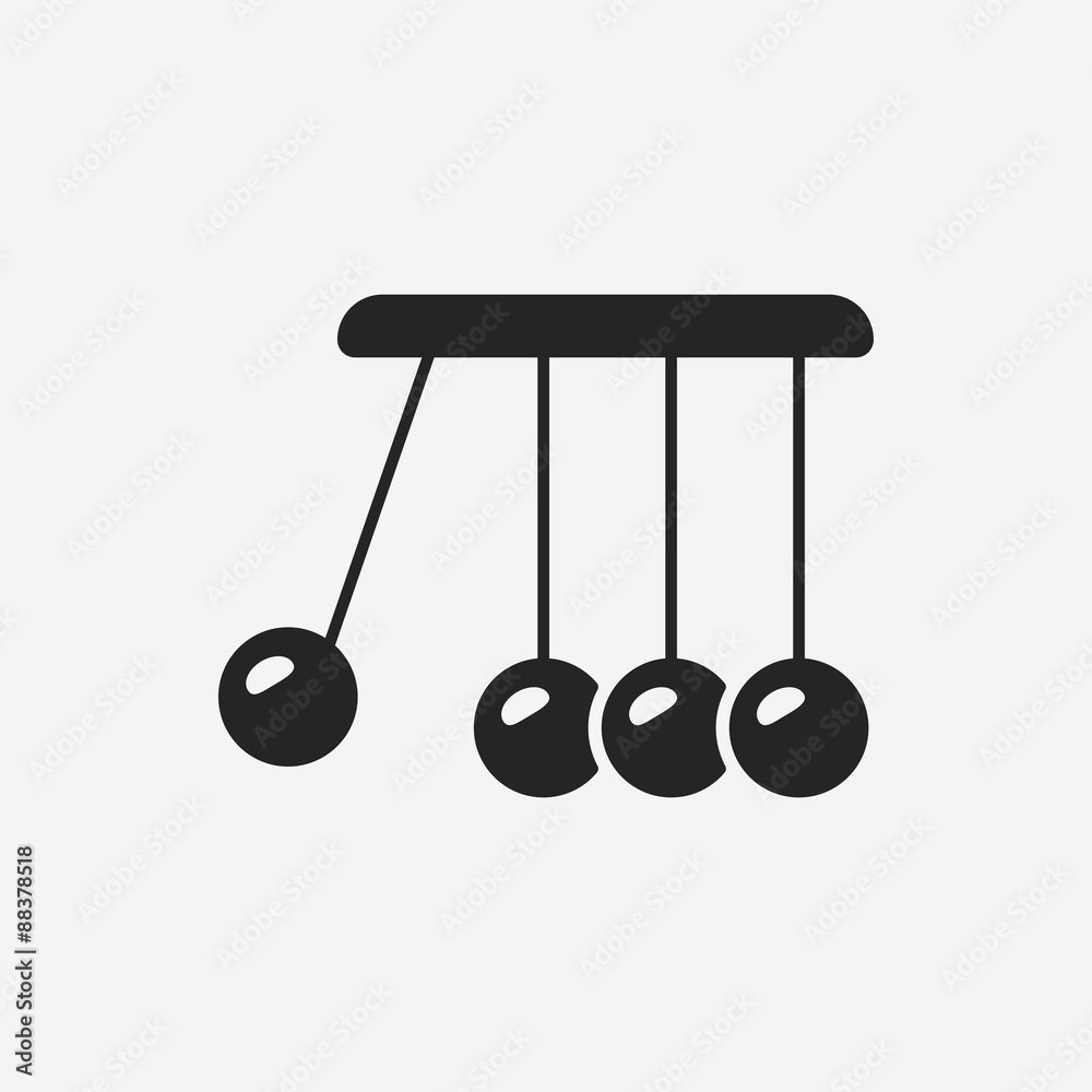Newton cradle icon Newton cradle icon