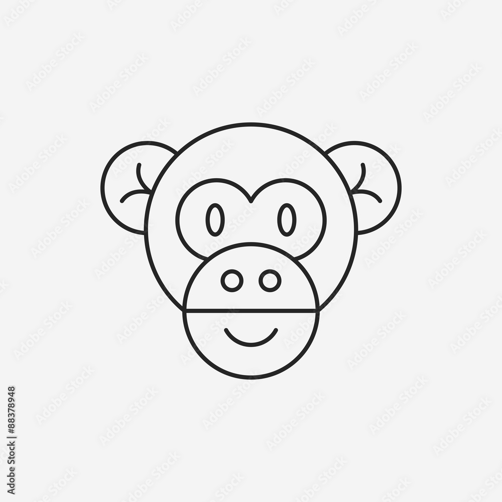 animal line icon