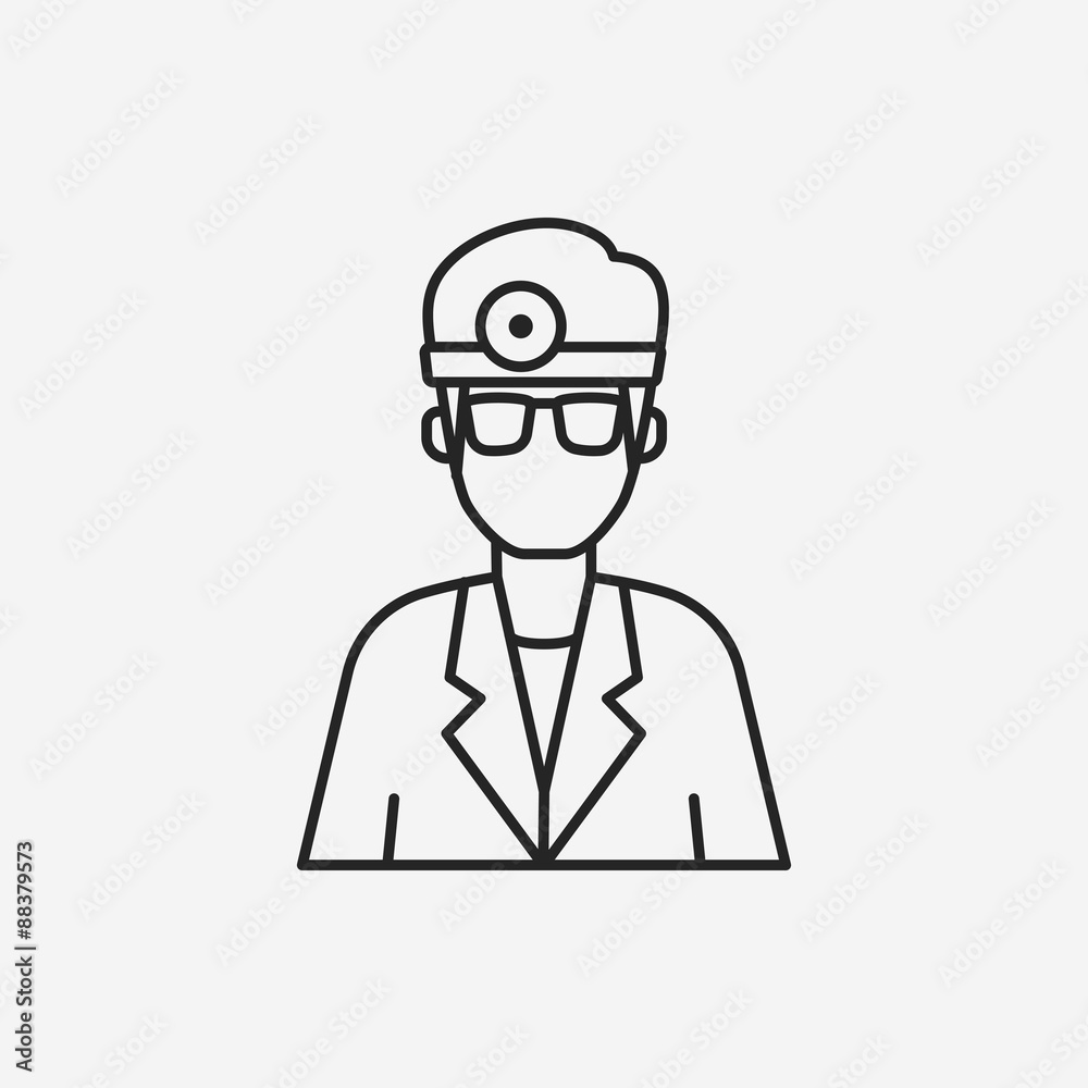 Occupation line icon Occupation line icon