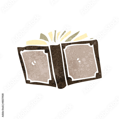 retro cartoon book