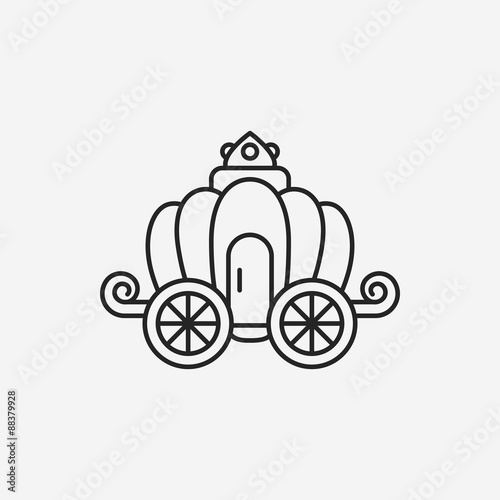 carriage line icon