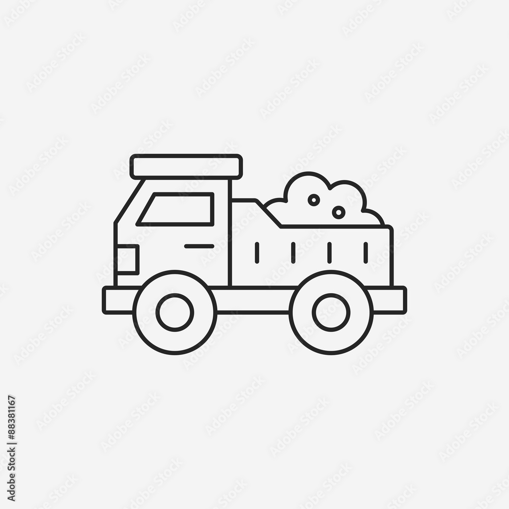 truck line icon