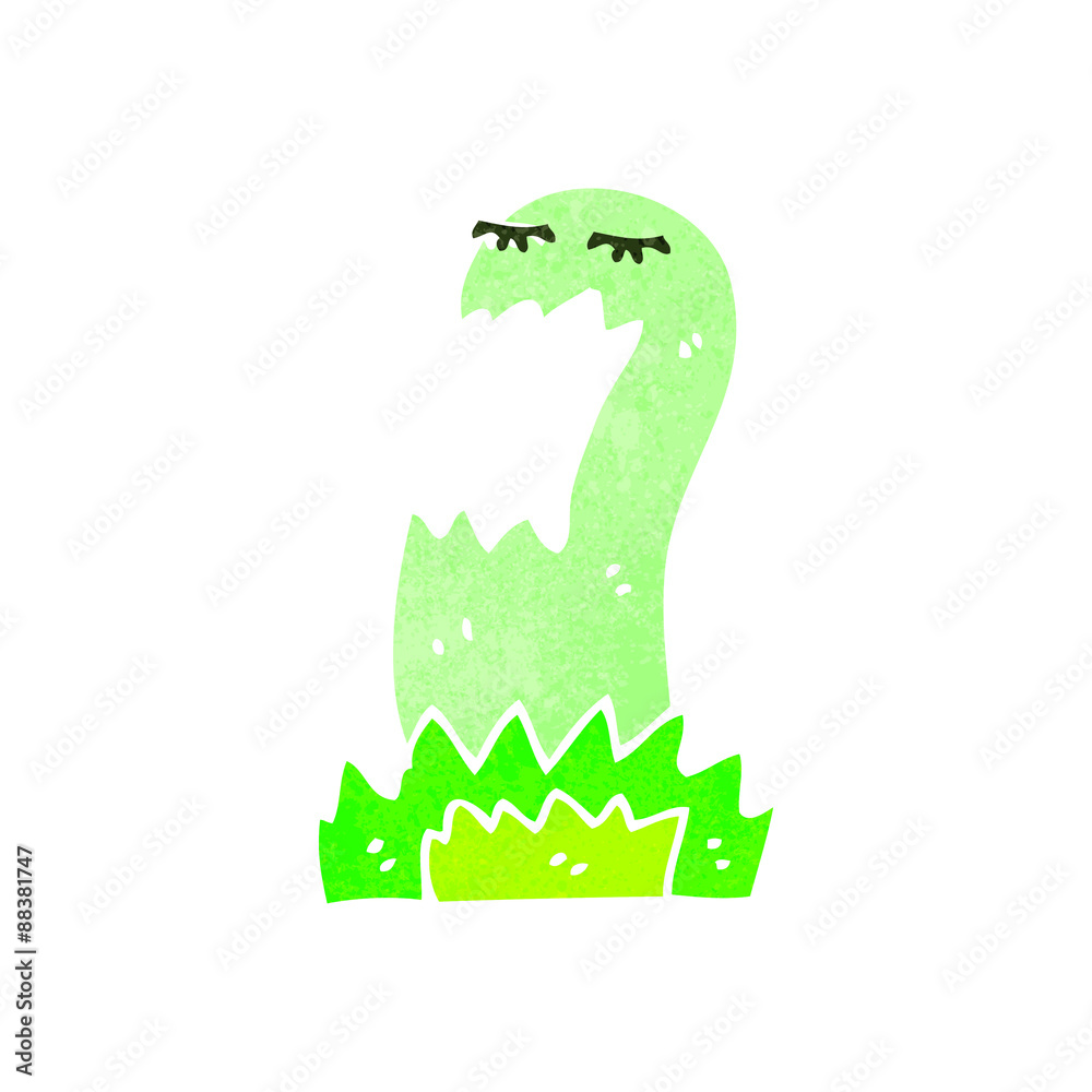 Obraz premium retro cartoon spooky ghost