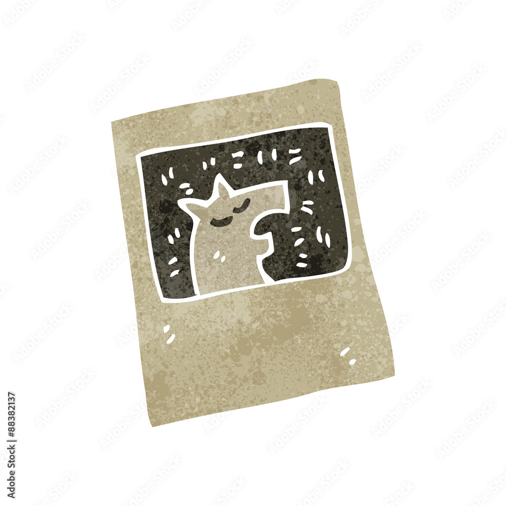 Obraz premium retro cartoon old photograph