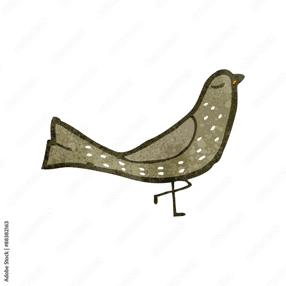 retro cartoon bird retro cartoon bird