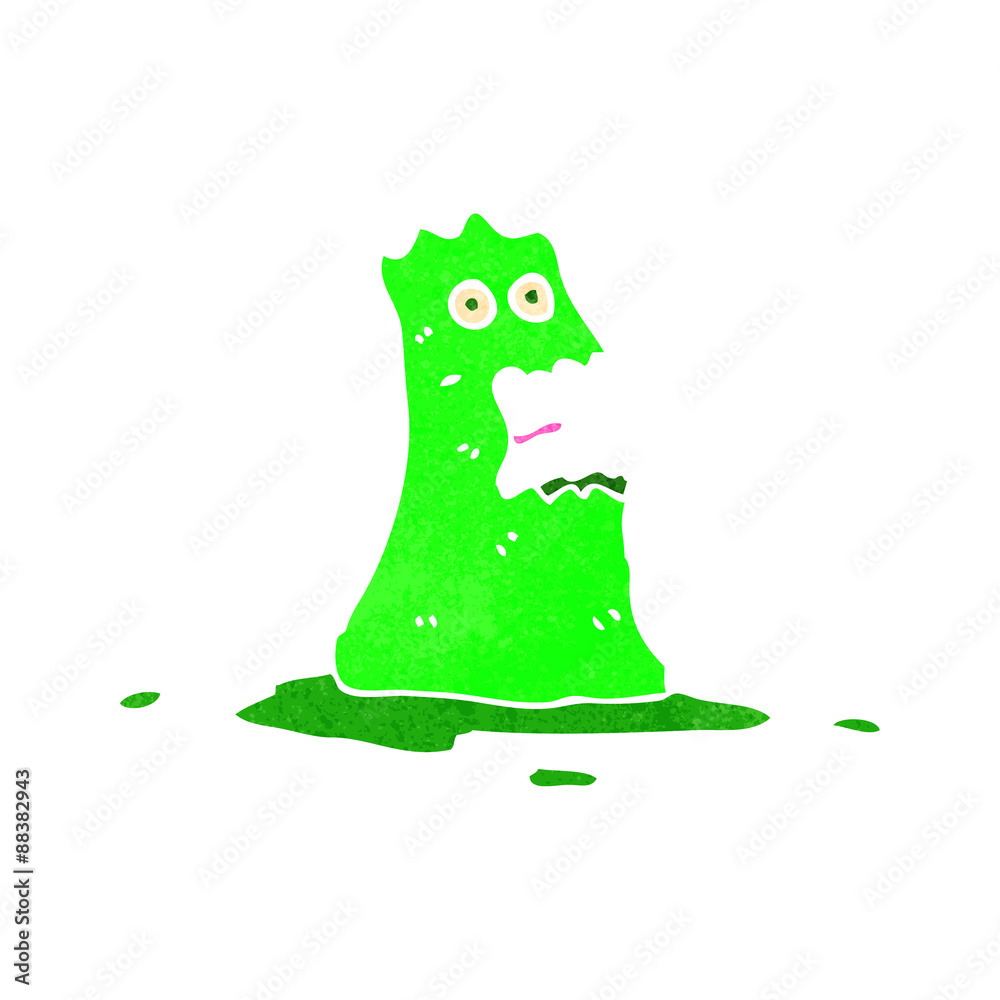 retro cartoon blob monster Stock Vector | Adobe Stock retro cartoon blob monster Stock Vector | Adobe Stock