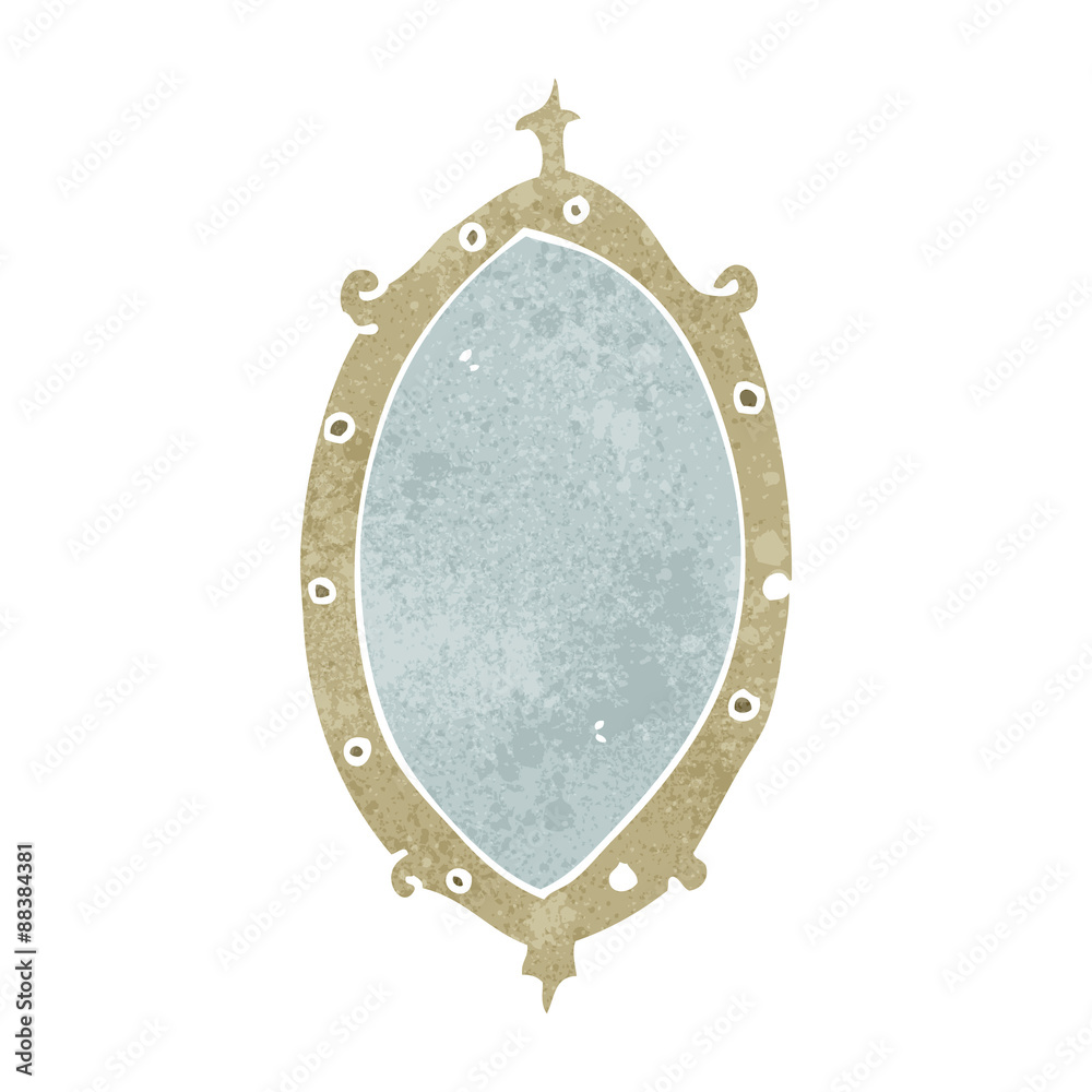 retro cartoon mirror