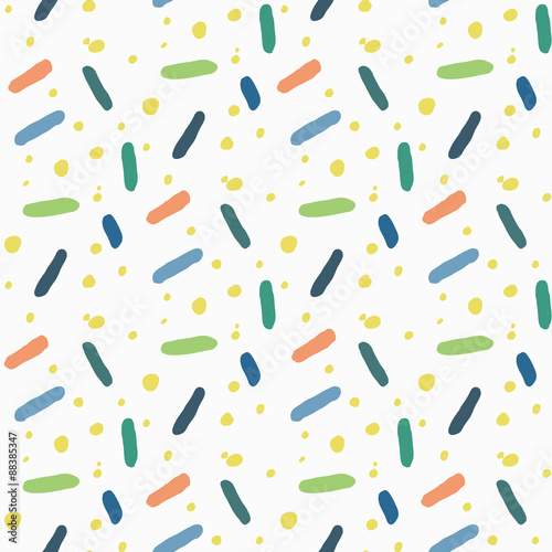 Vector seamless patterns. Modern stylish texture. Cute and colorful background.