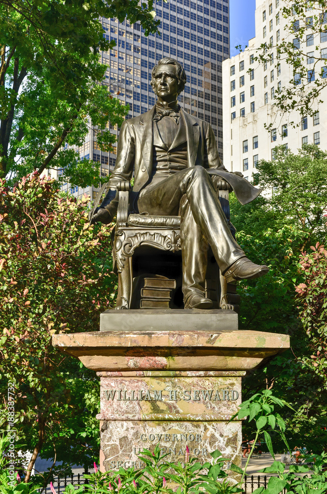Obraz premium William Seward Statue