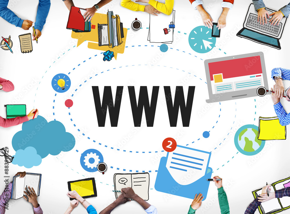 WWW Web Internet Online Connection Concept WWW Web Internet Online Connection Concept