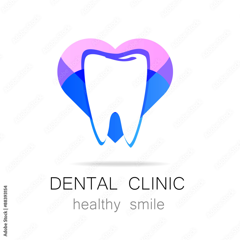dental clinic healthy smile logo template dental clinic healthy smile logo template