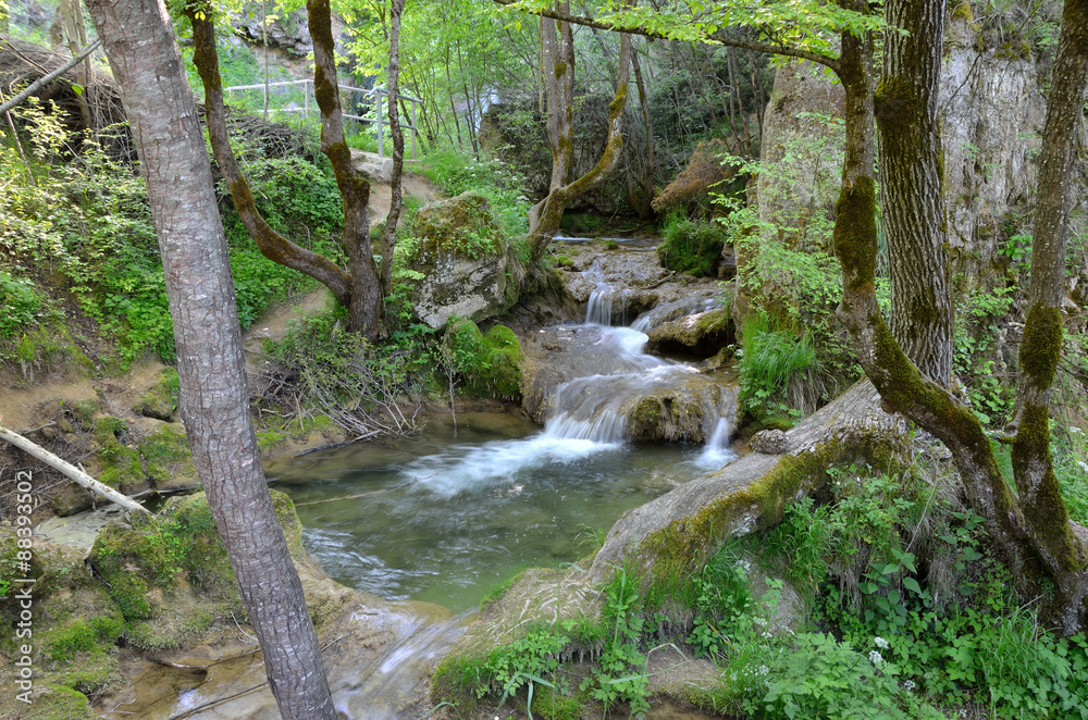 Fototapeta premium River and overfall