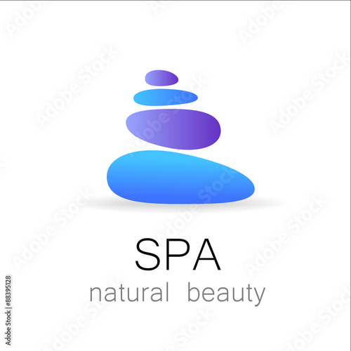 spa natural beauty logo template