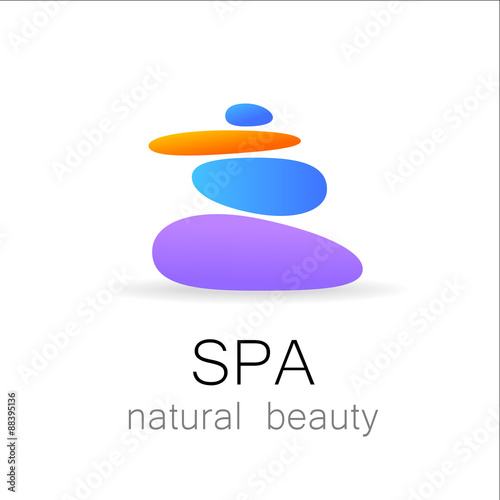 spa natural beauty logo template