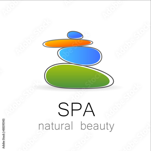 spa natural beauty logo template