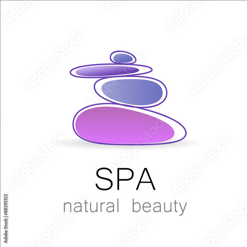 spa natural beauty logo template