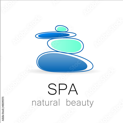 spa natural beauty logo template