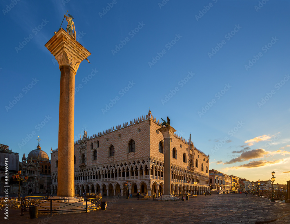 Doge's palace (Palazzo Ducale). Venice. Italy.