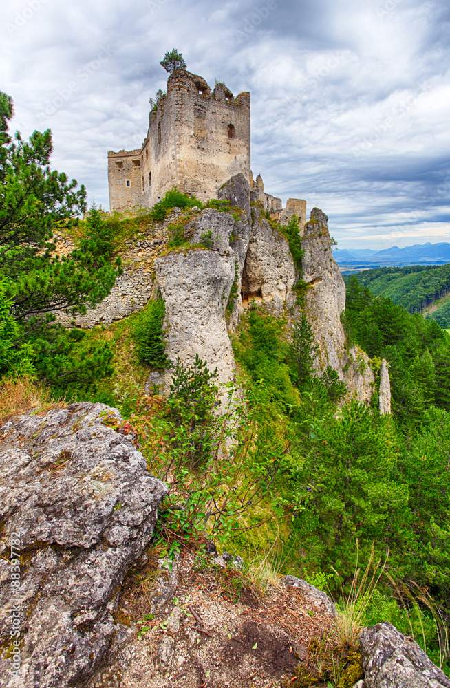 Ruin of castle Lietava