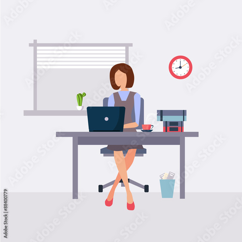 Woman working in office
